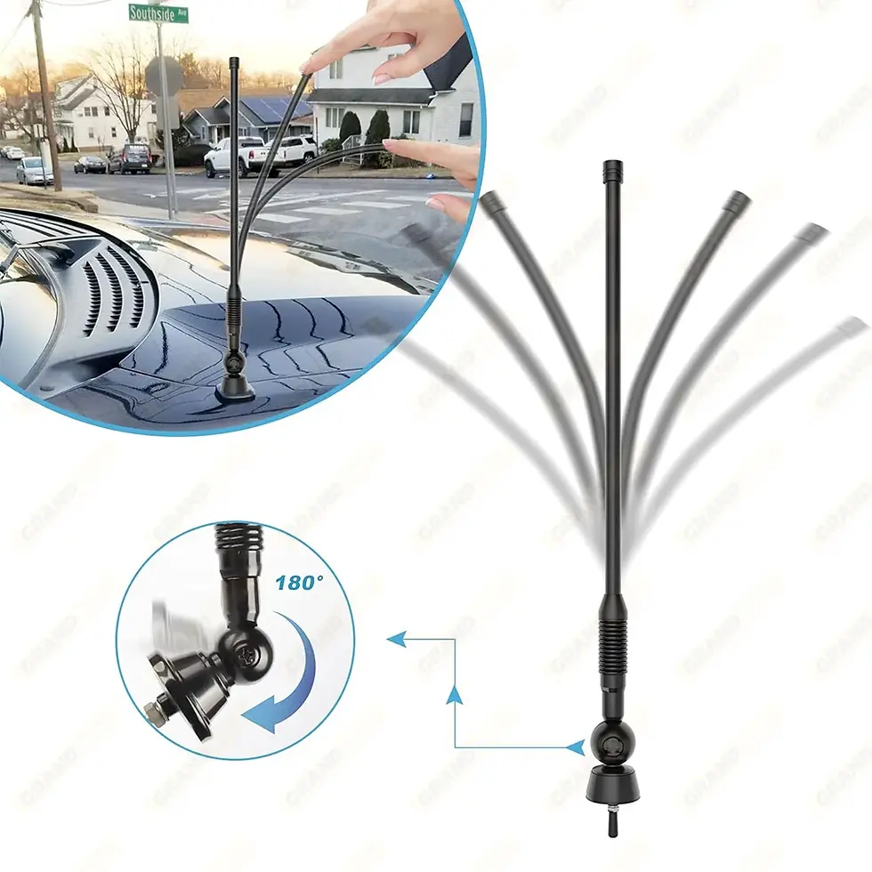 Thumbnail: Radio Antenna AM/FM Waterproof Golf Cart ATV UTV RV Truck RVR Yacht