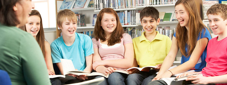 Teens in Library