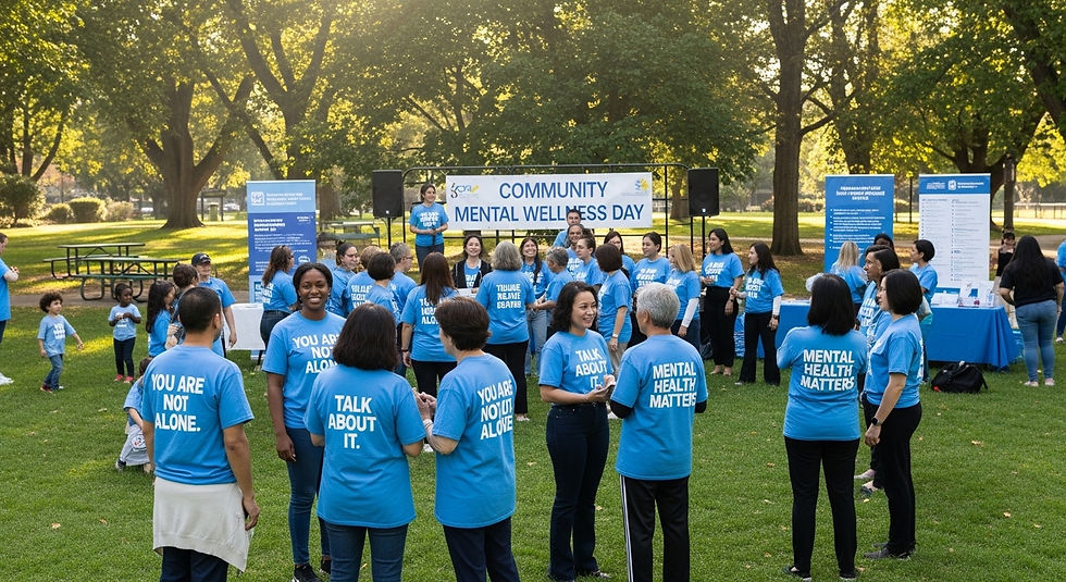 חולצות מודפסות לקמפיין מודעות לבריאות הנפש