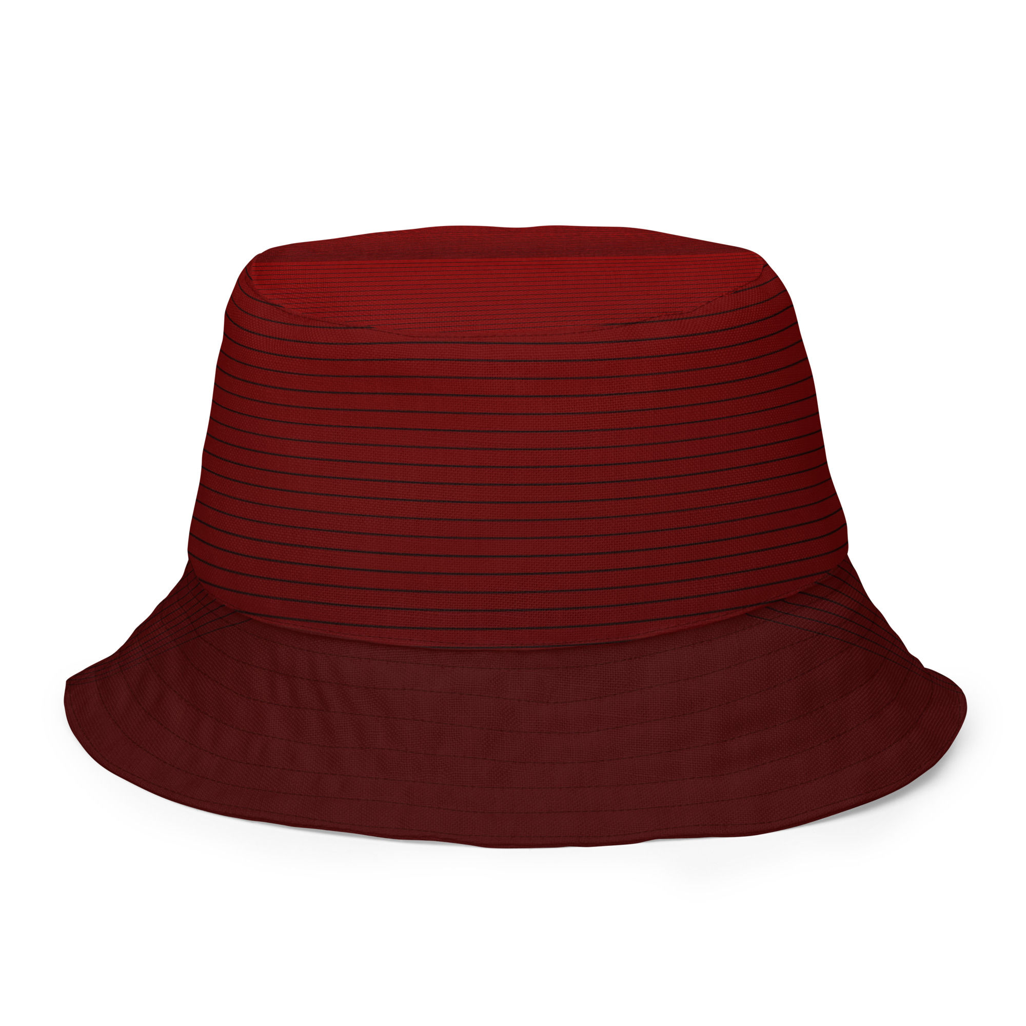 Red Deep Fade Reversible bucket hat
