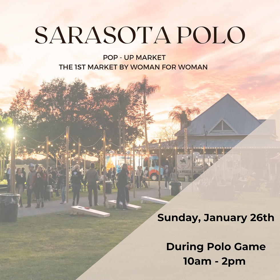 SARASOTA POLO - January 26th, Sunday 10 to 2pm