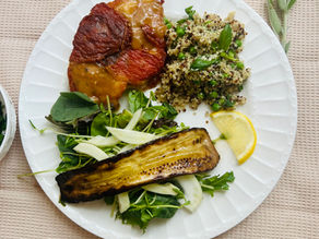 Gut-Friendly Chicken Saltimbocca with Summer Sides