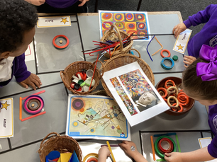 Reception Class Explore Abstract Art Inspired by Wassily Kandinsky