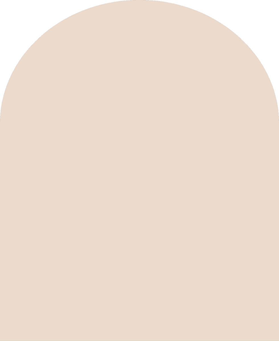 Digital mockup of an arch style envelope liner in a soft nude color.