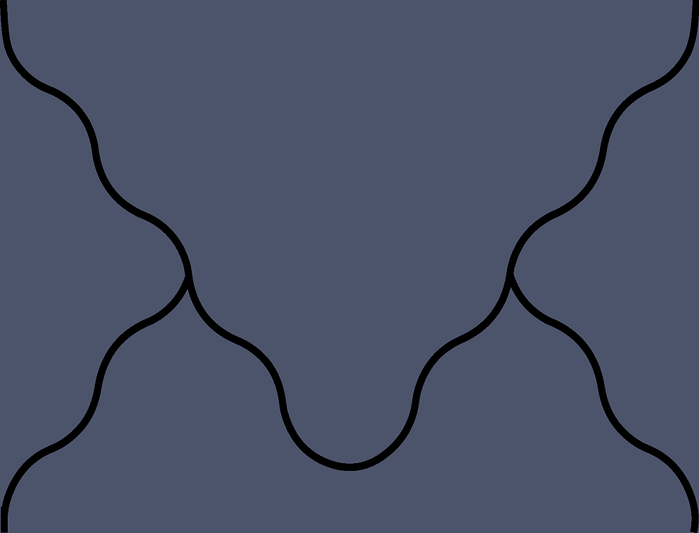 Thumbnail: Digital mockup of a pointed wave style envelope in a cobalt blue color