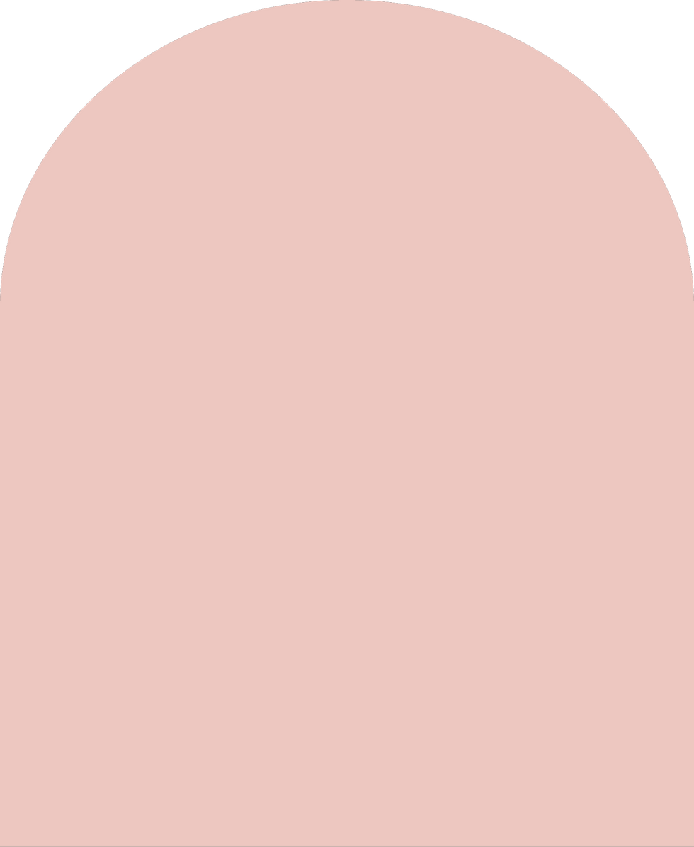 Digital mockup of an arch style envelope liner in a muted pink color.