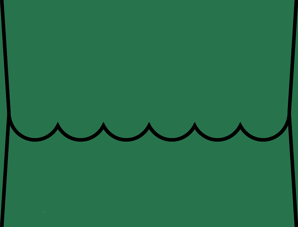 Thumbnail: Digital mockup of a scallop style envelope in a green color