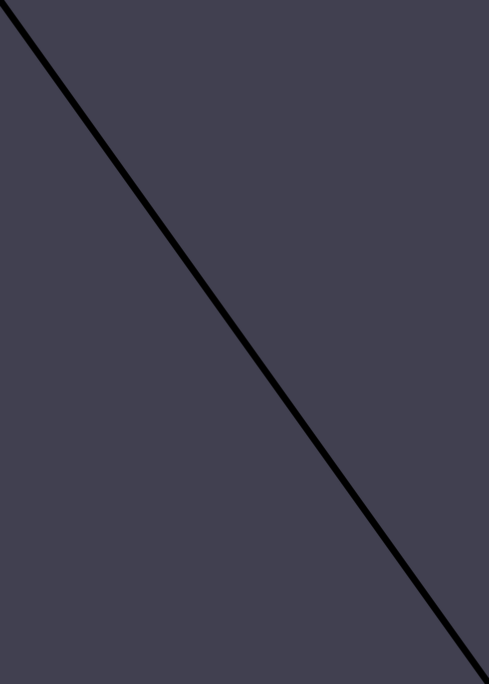 Digital mockup of a angle style invitation pocket in a deep blue color