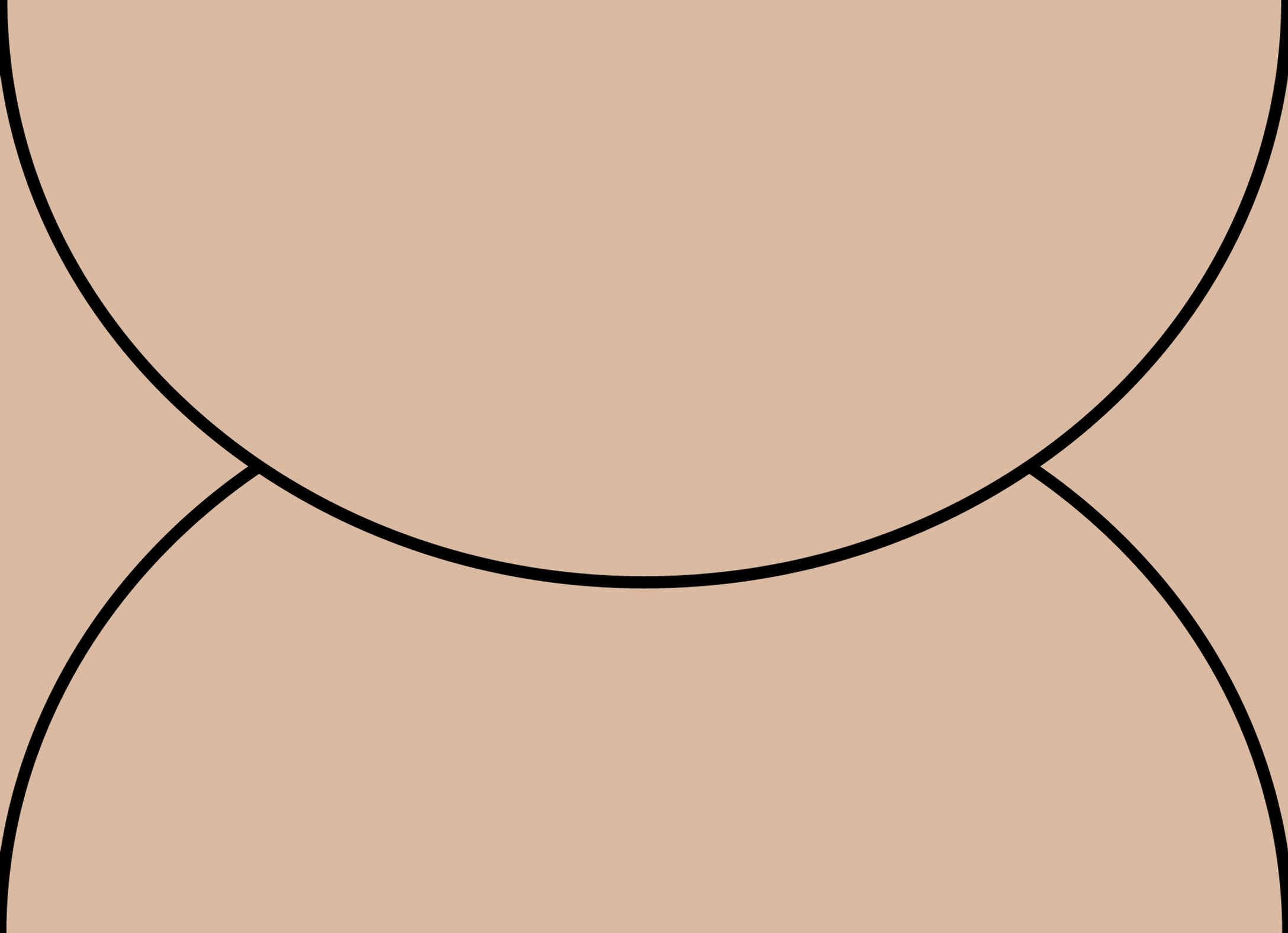 Digital mockup of a arch flap style wedding envelope in a light brown color