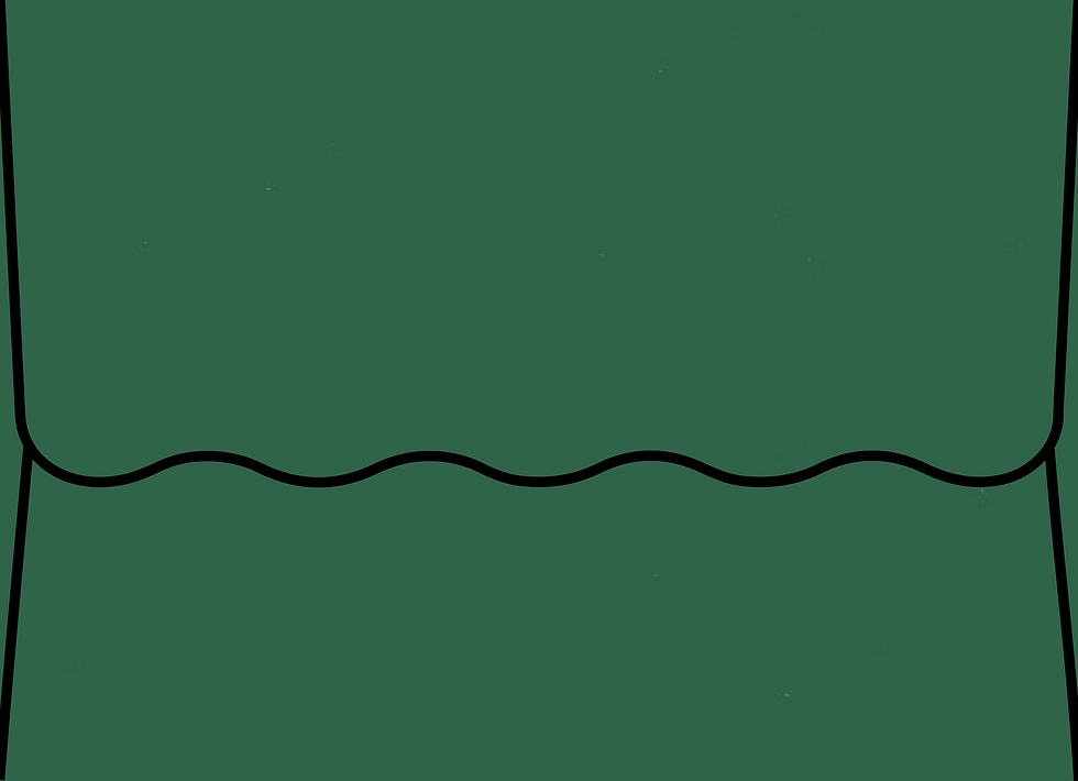 Thumbnail: Digital mockup of a wave style envelope in a forest green color