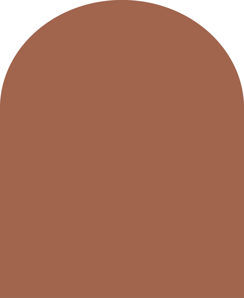 Digital mockup of an arch style envelope liner in a metallic copper color.