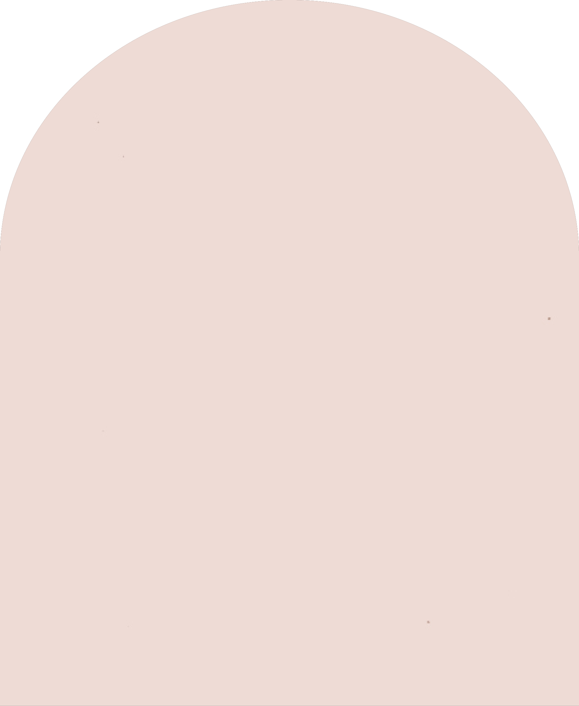 Digital mockup of an arch style envelope liner in a shell pink color.