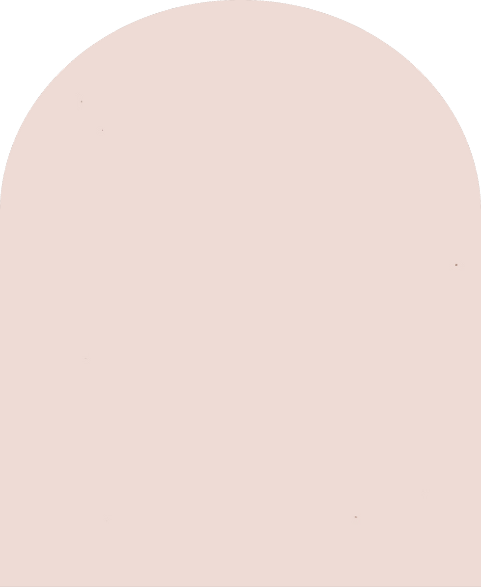 Digital mockup of an arch style envelope liner in a shell pink color.