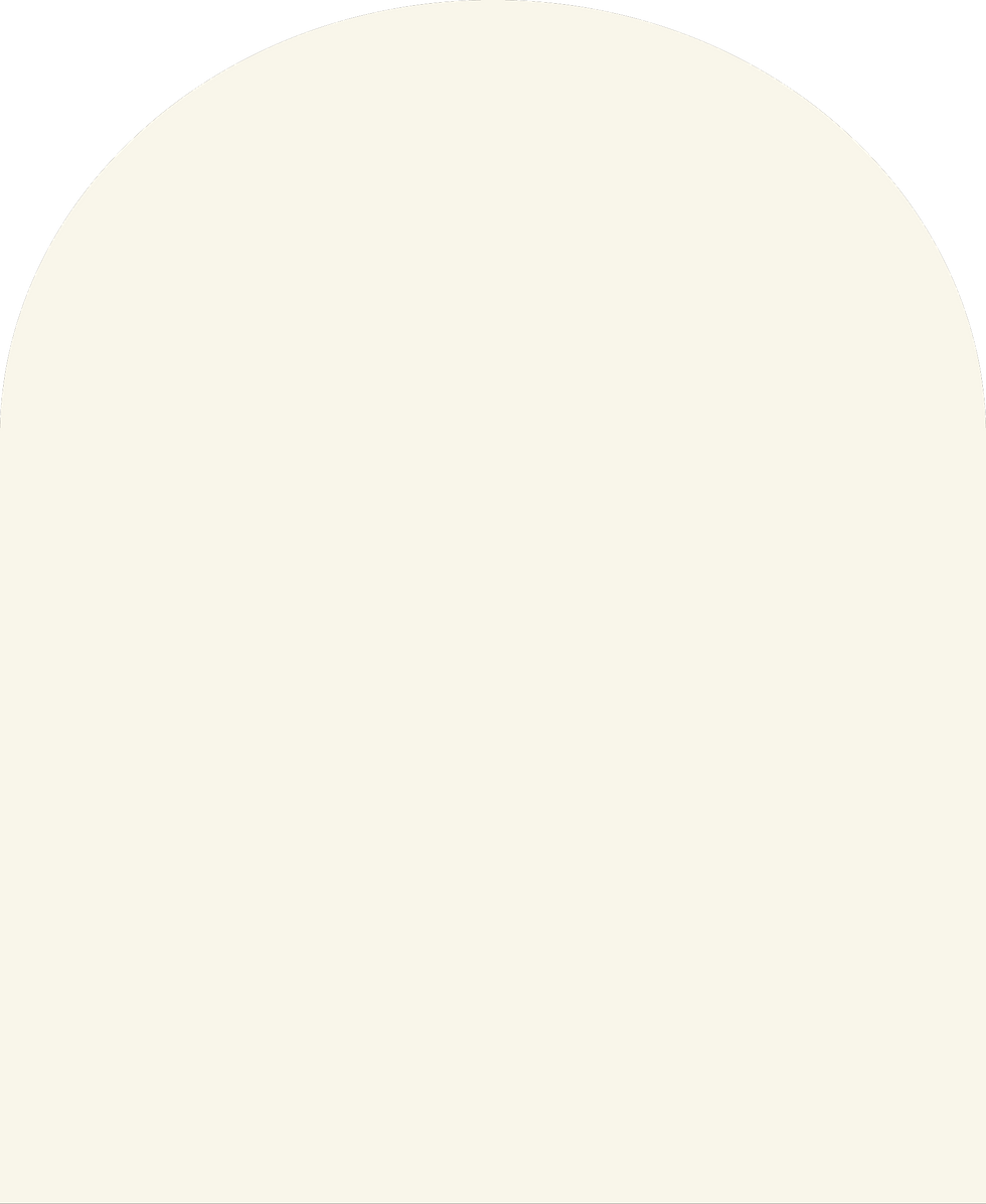 Digital mockup of an arch style envelope liner in a cream color.