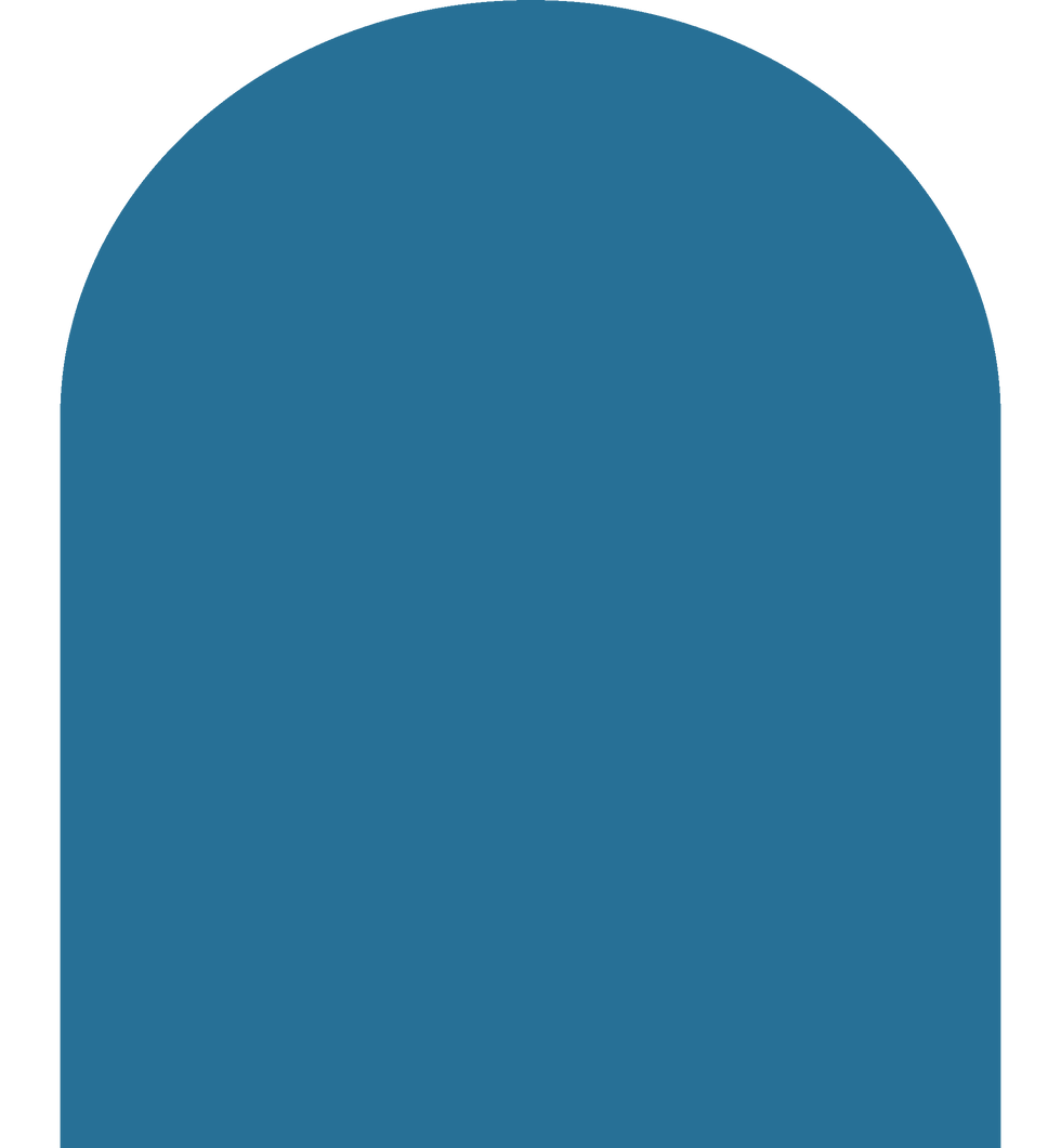 Thumbnail: Digital mockup of a arch style envelope liner in a deep blue color.