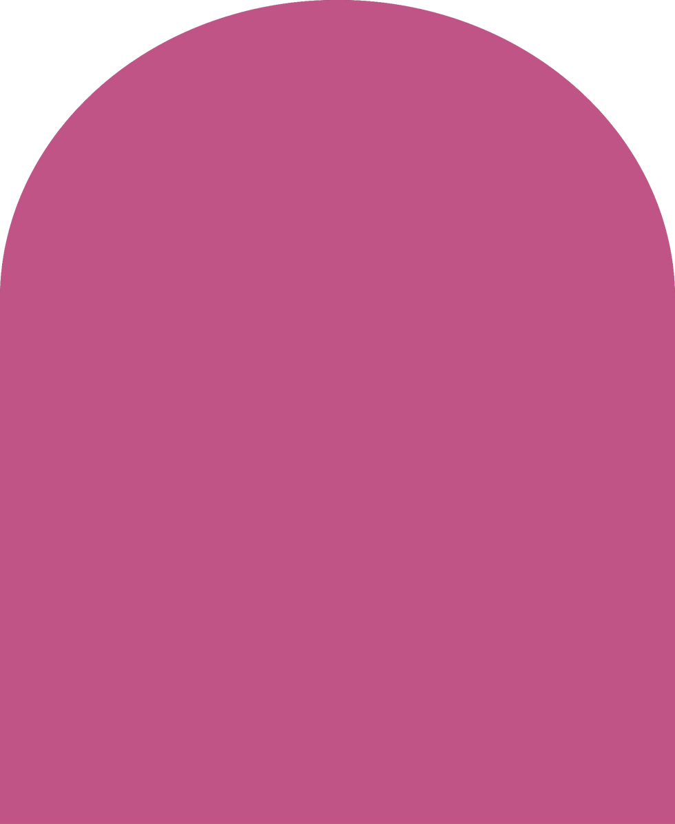 Digital mockup of an arch style envelope liner in a fuchsia color.