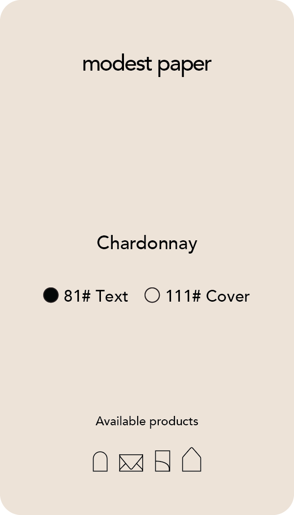 Thumbnail: Digital mockup of a paper swatch in a light pinkish nude color in a text weight.