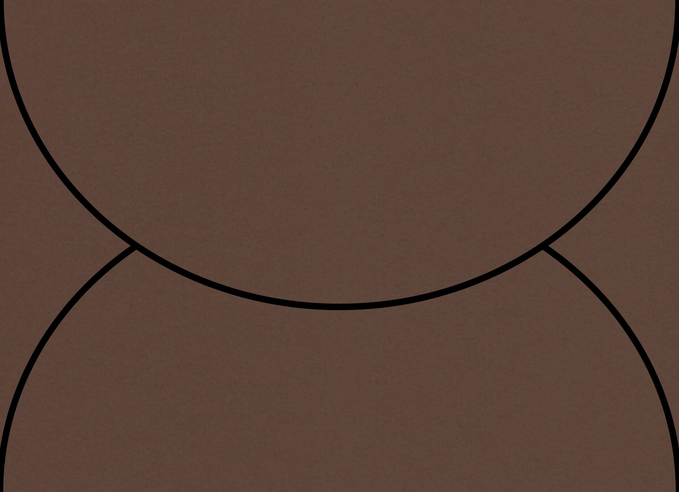 Digital mockup of a arch flap style wedding envelope in a brown color