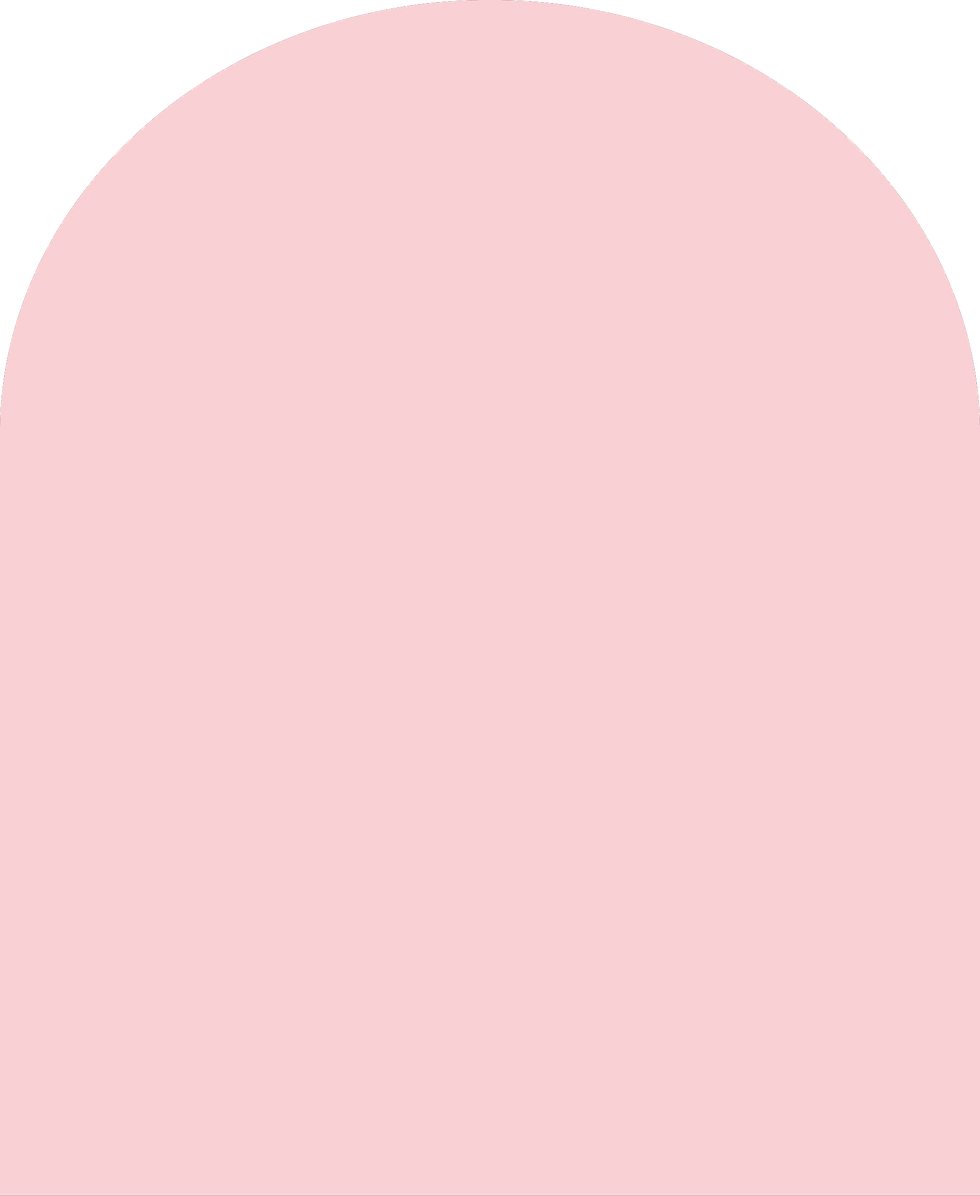 Digital mockup of an arch style envelope liner in a candy pink color.