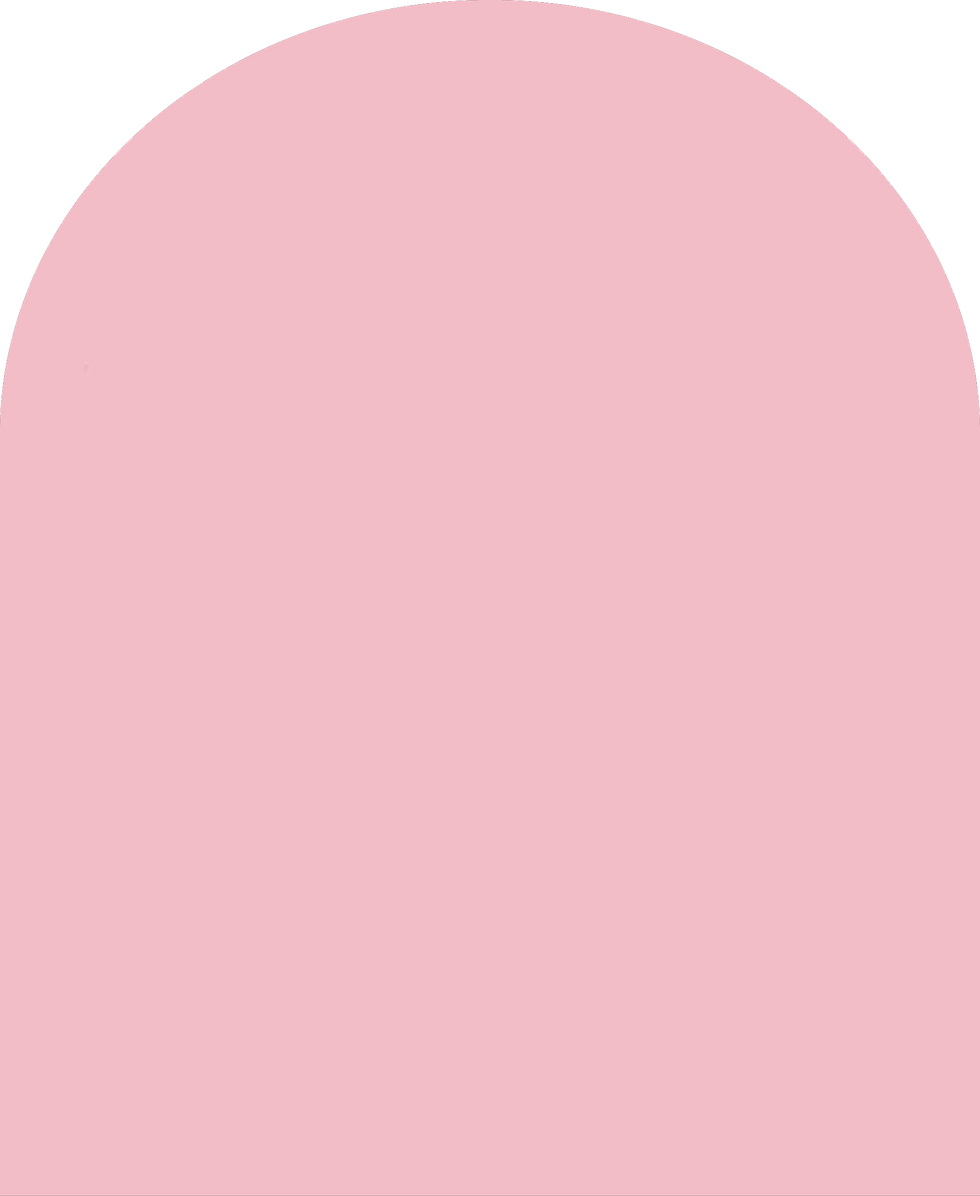 Digital mockup of an arch style envelope liner in a rose quartz color.