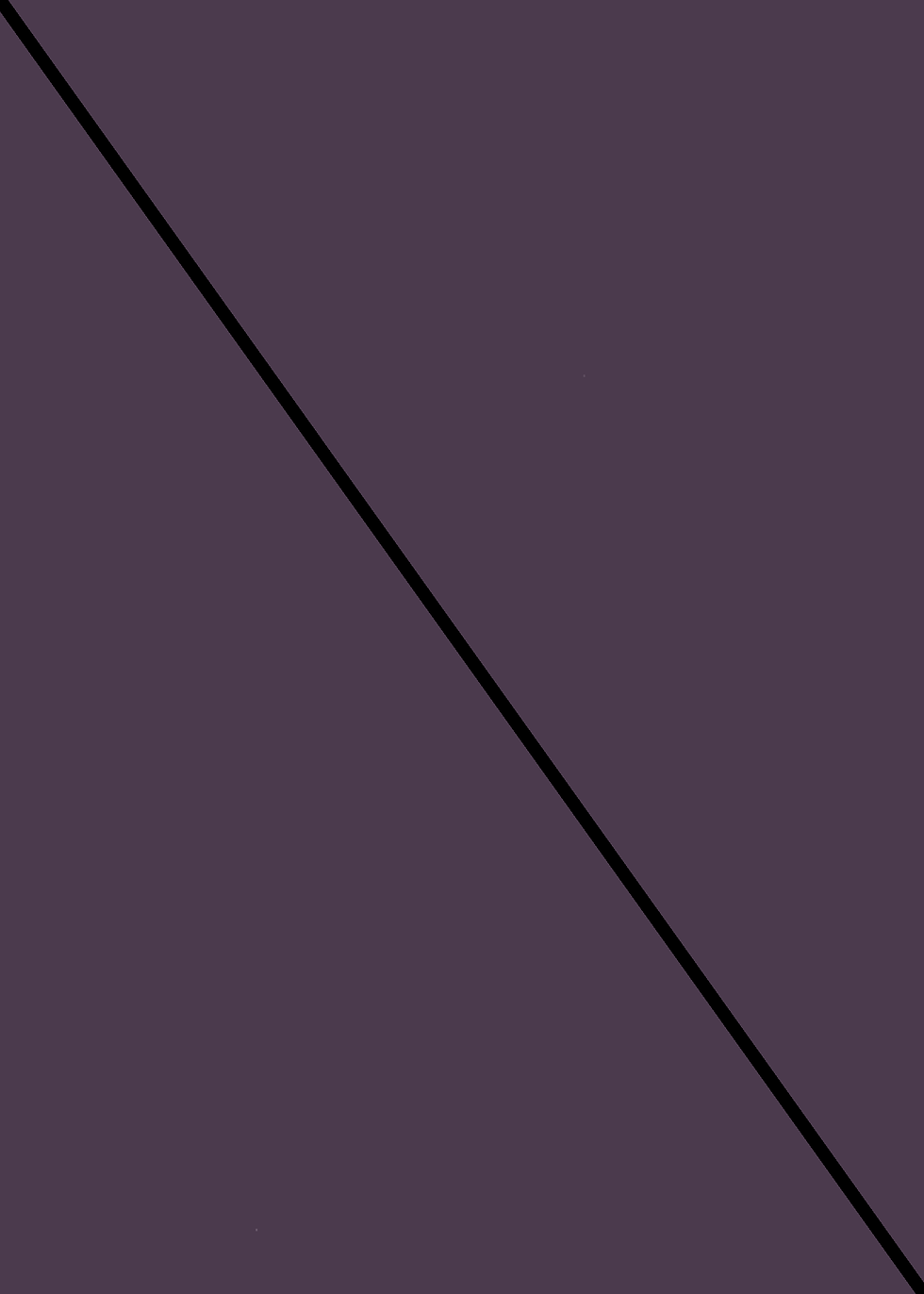 Thumbnail: Digital mockup of an angle style wedding invitation pocket in a dark amethyst color.