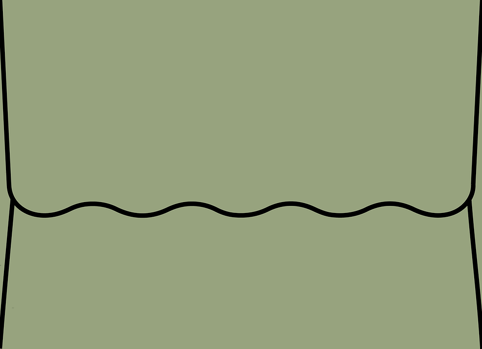 Thumbnail: Digital mockup of a wave style envelope in a medium green color