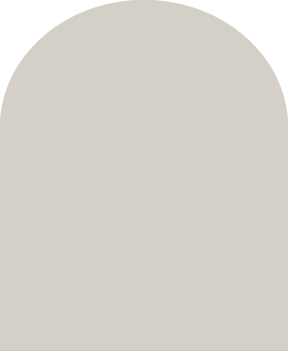 Digital mockup of an arch style envelope liner in a pale grey color.