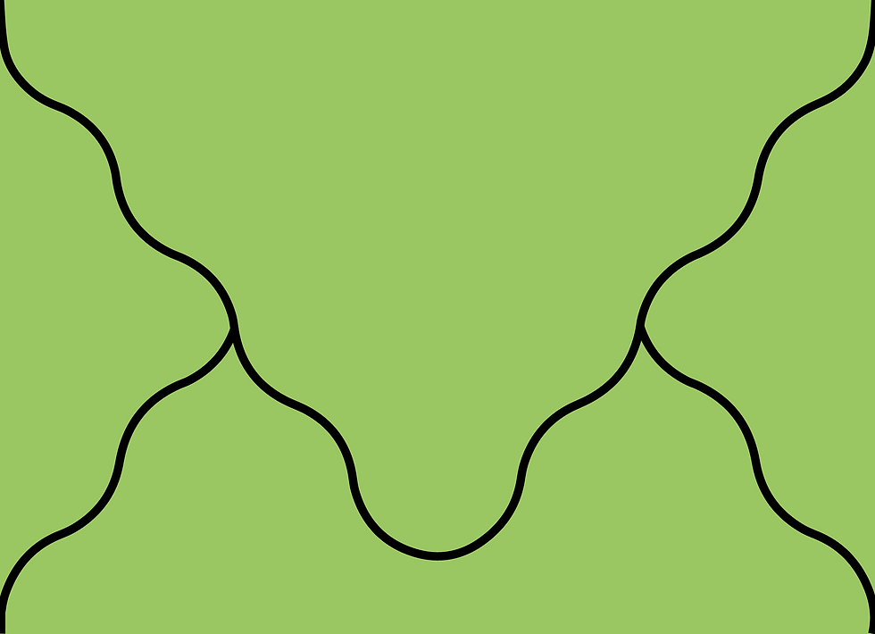 Thumbnail: Digital mockup of a pointed wave style envelope in a bright green color