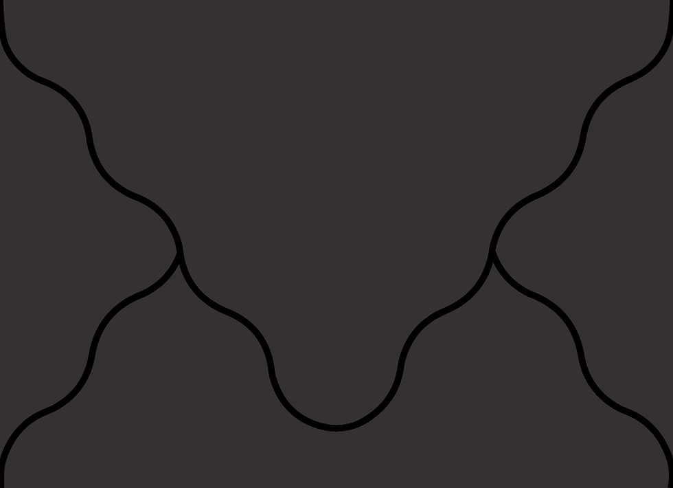 Thumbnail: Digital mockup of a pointed wave wedding invitation envelope in a black color.