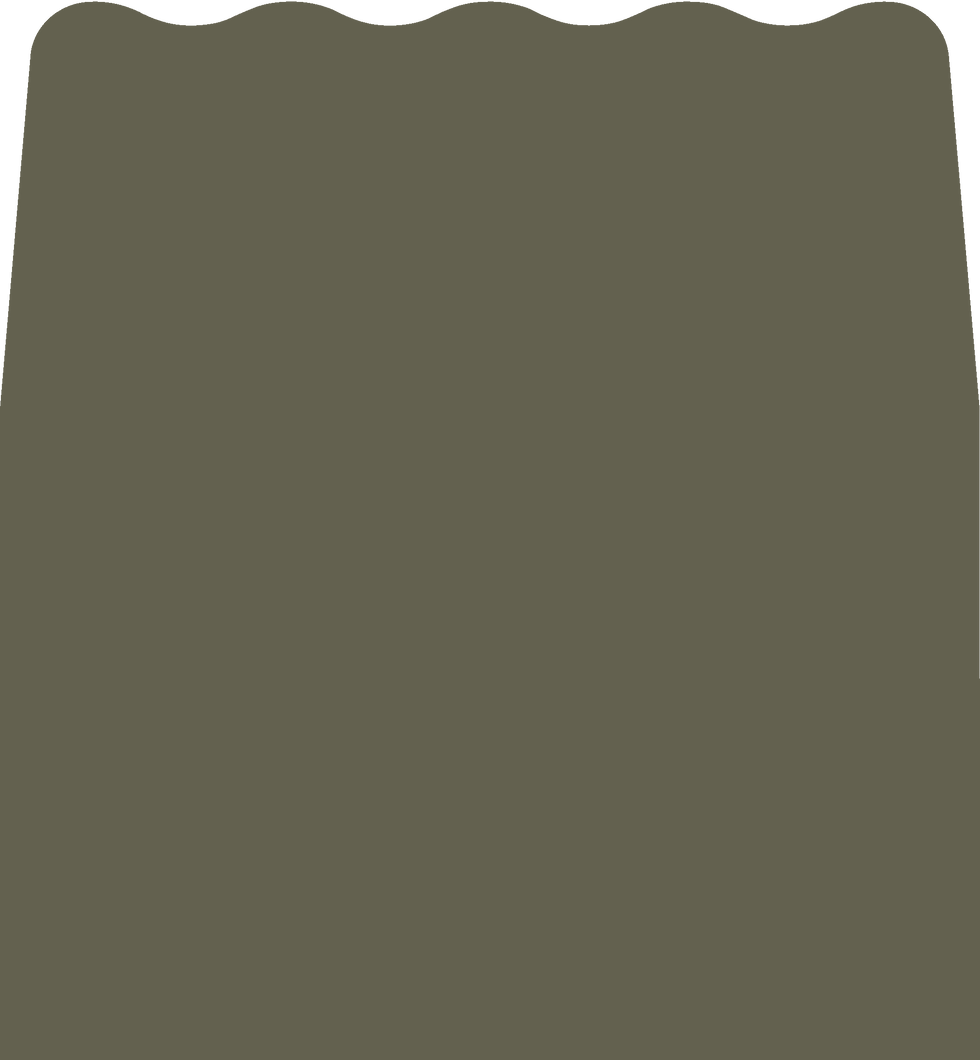 Thumbnail: Digital mockup of a wave style envelope liner in a dark khaki color.