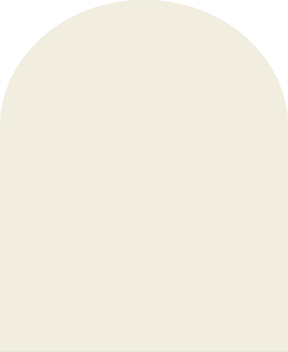 Digital mockup of an arch style envelope liner in a cream color.