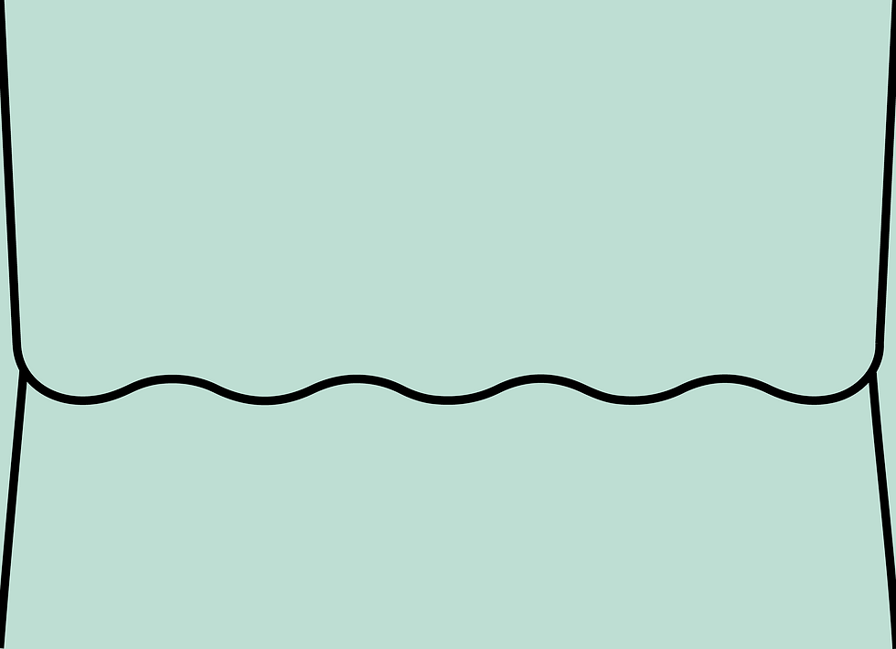 Thumbnail: Digital mockup of a wave style envelope in a blue green color