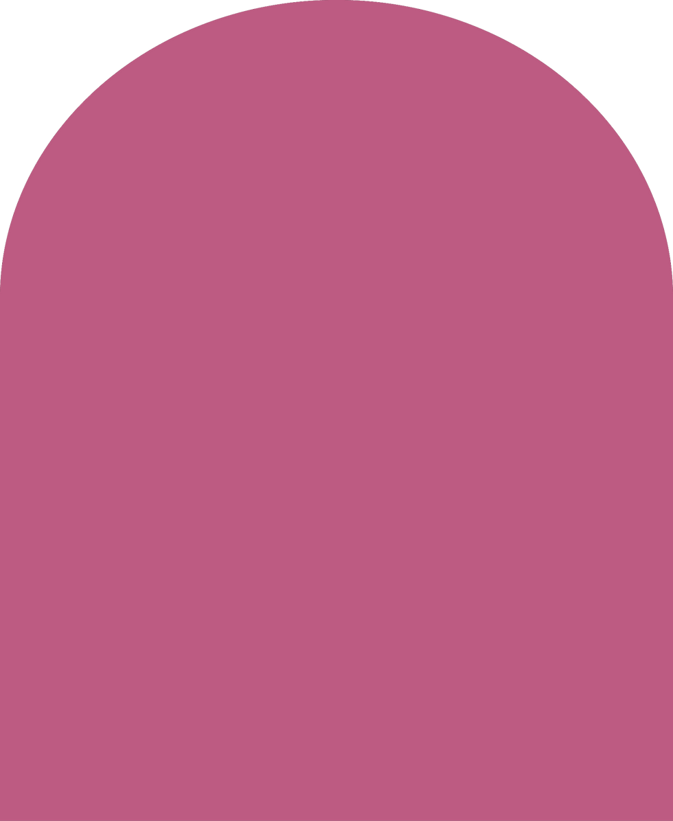 Digital mockup of an arch style envelope liner in a metallic pink color.