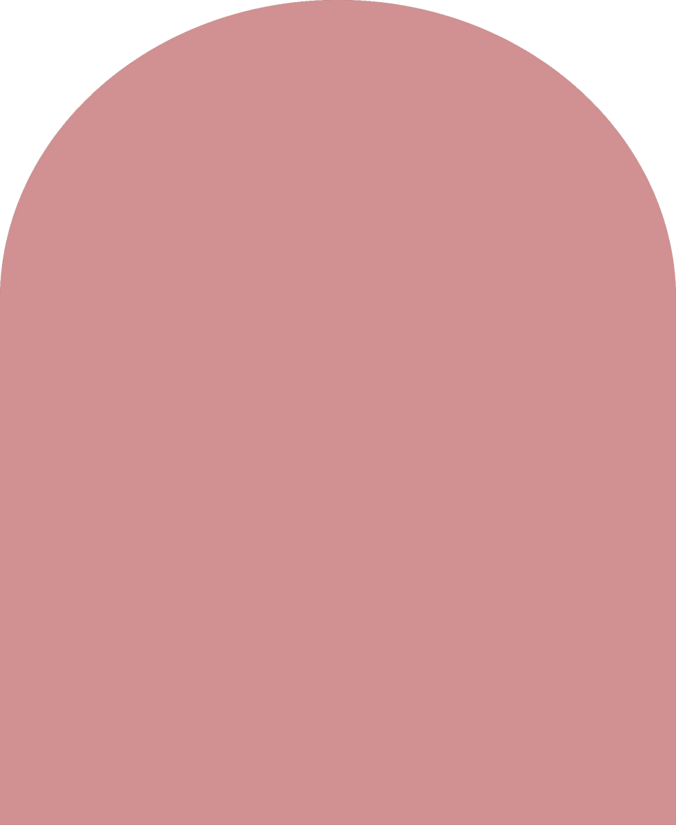 Digital mockup of an arch style envelope liner in a rose pink color.