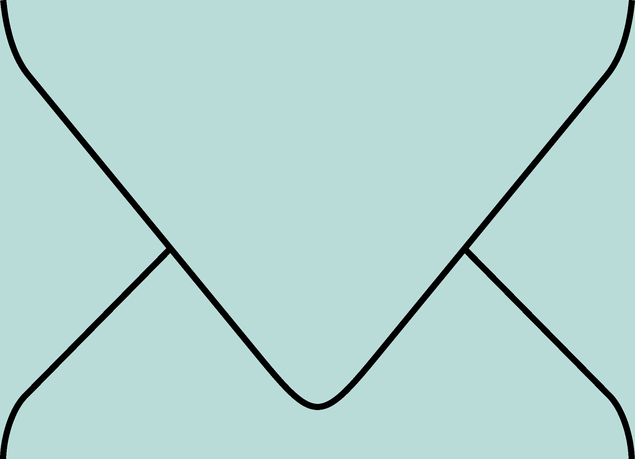 Envelopes Aqua (Set of 10)