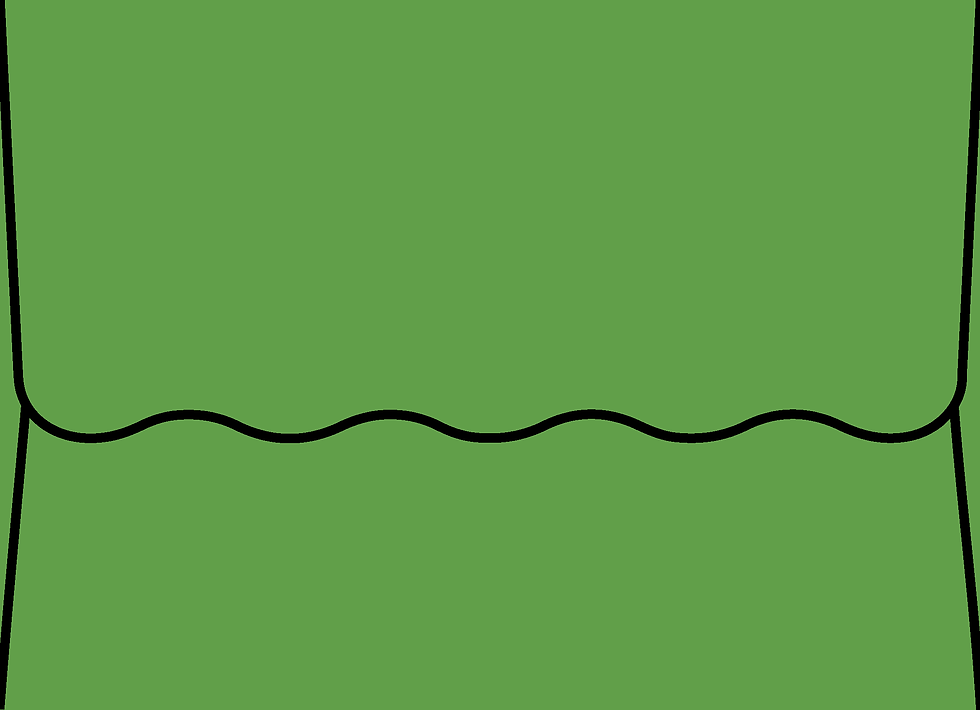 Thumbnail: Digital mockup of a wave style wedding invitation envelope in a cactus green color.