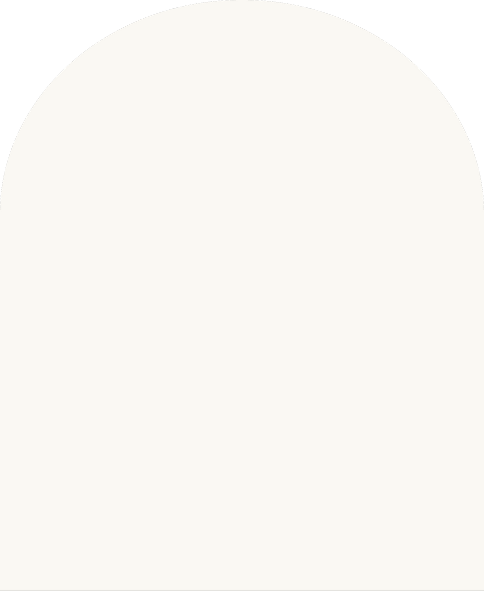 Digital mockup of an arch style envelope liner in a off white color.