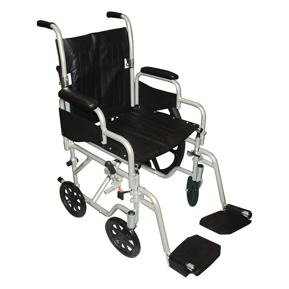 Thumbnail: Poly-Fly High Strength, Lightweight Wheelchair/Flyweight Transport Chair Combo