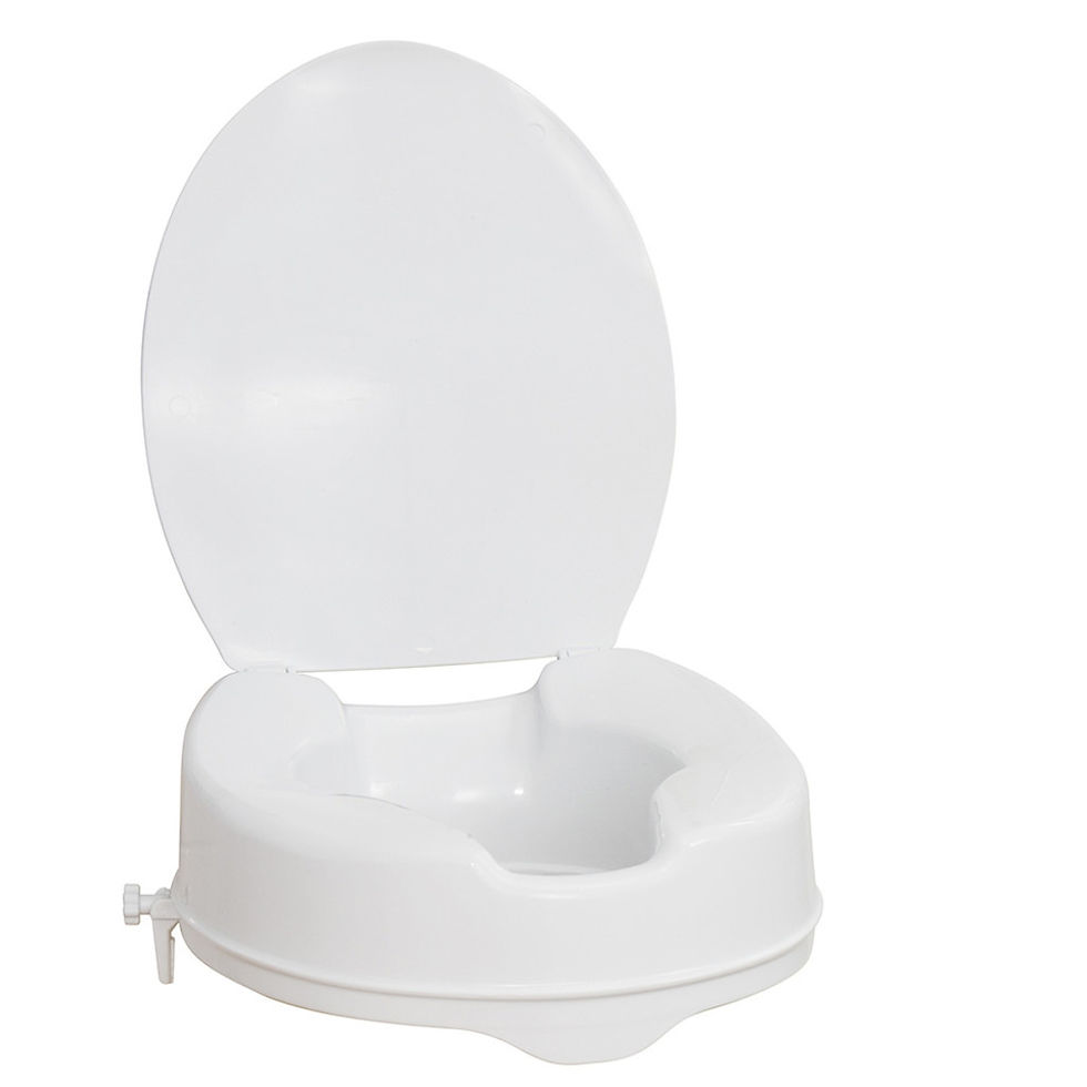 Thumbnail: AquaSense Raised Toilet Seat with Lid