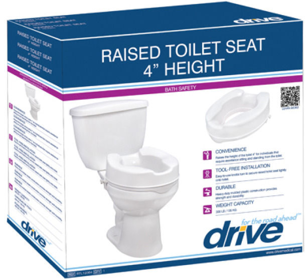 Thumbnail: Raised Toilet Seat with/without Lid