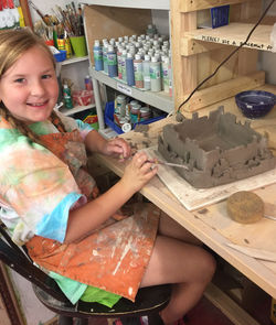 Summer Camp Clay Sculpture