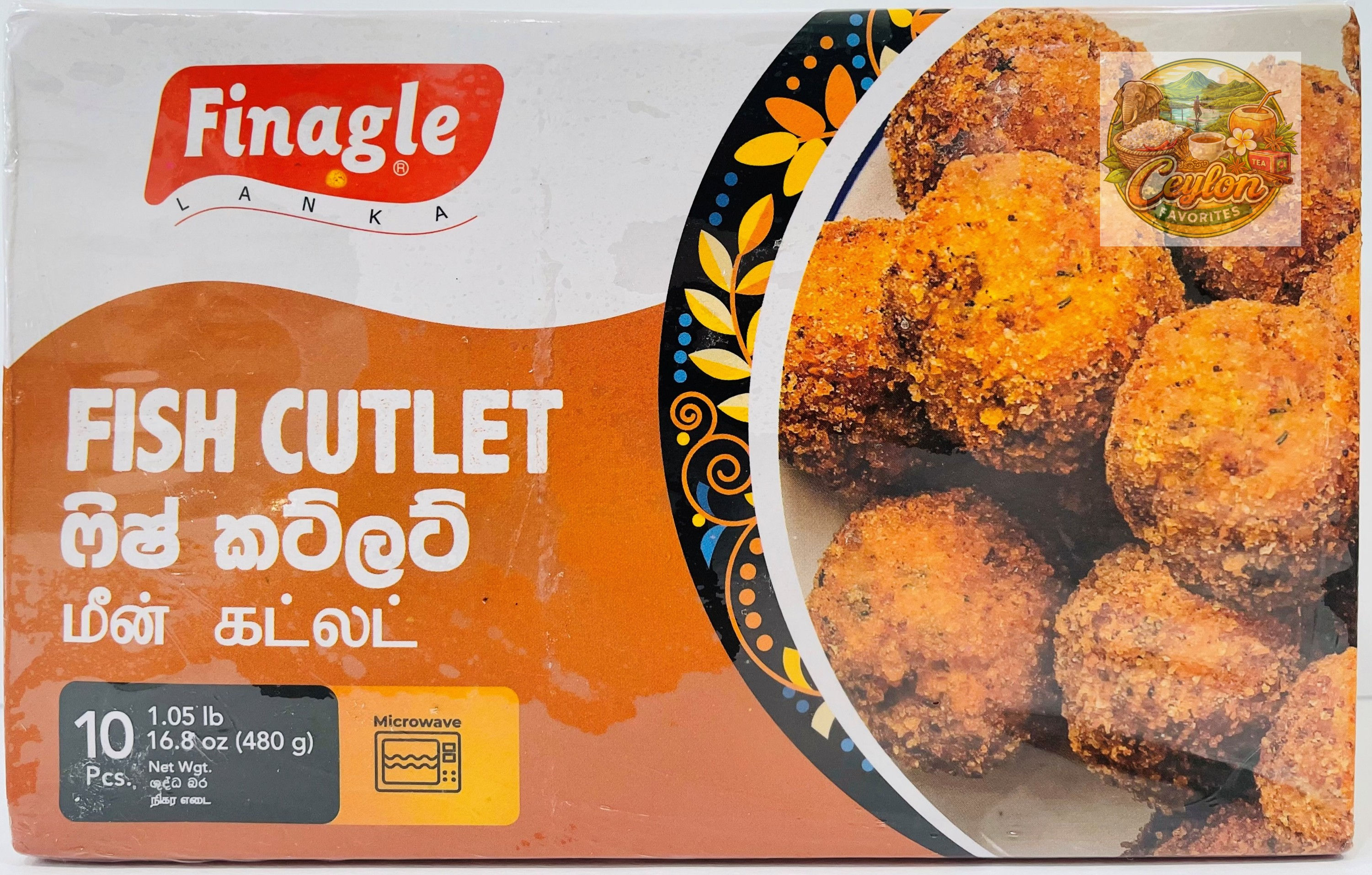 Finagle Fish Cutlets - 480g - (Add a Frozen box for UPS shipping)