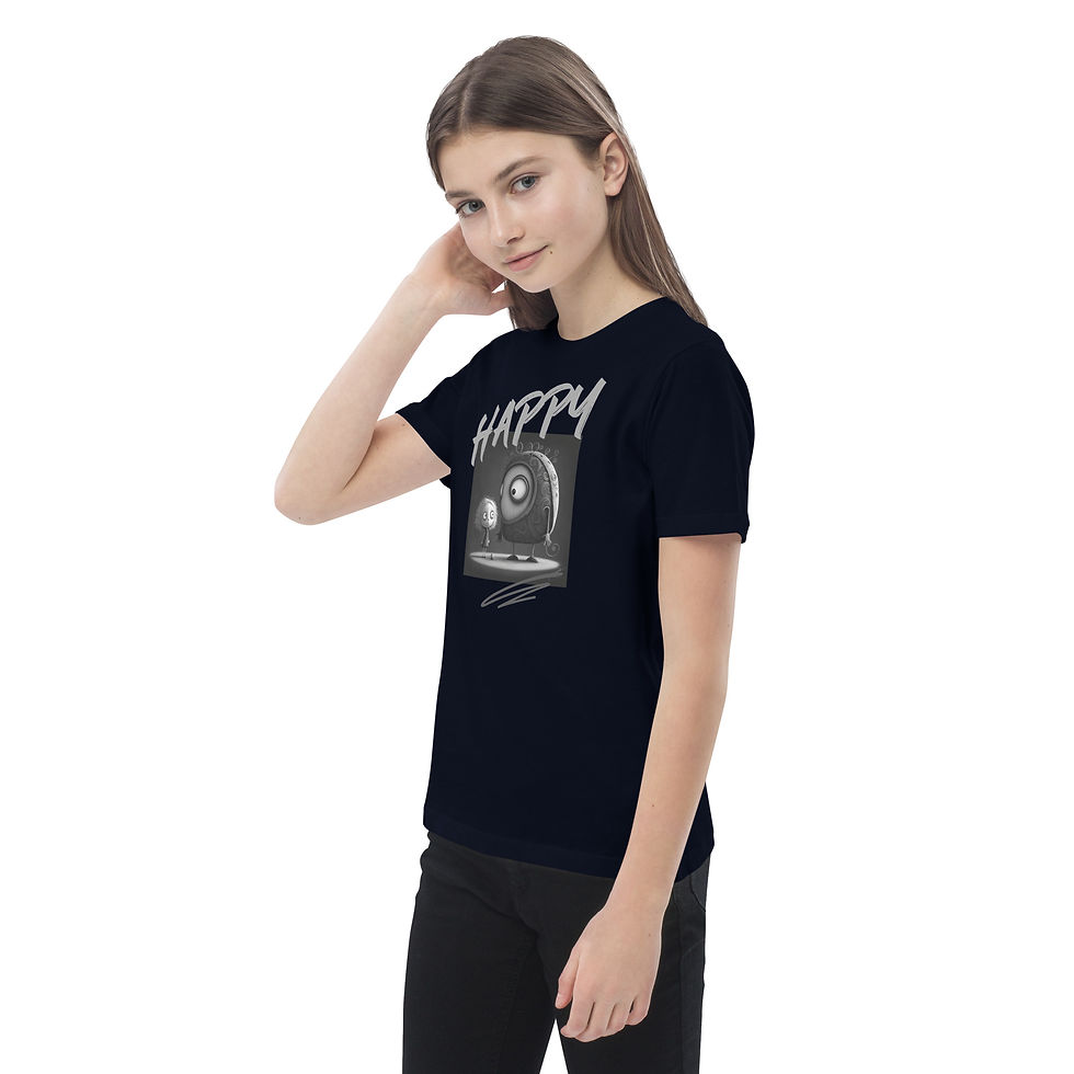 Miniatura: Organic cotton kids t-shirt, Mr. Bones