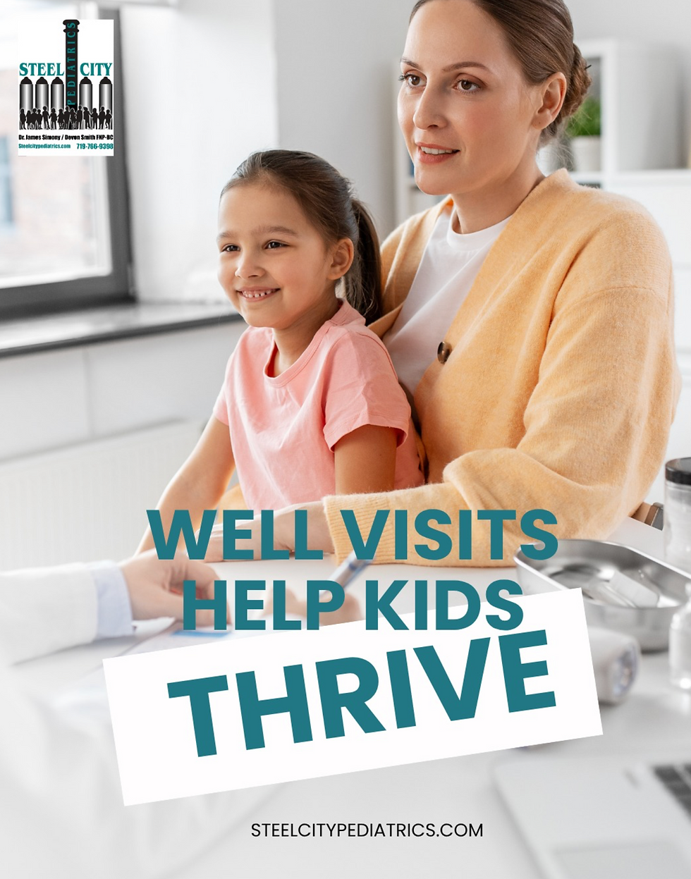 Well visits are an important part of keeping children healthy as they grow.