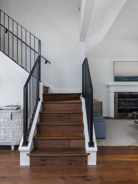 Kitchen, Flooring, Doors and Windows Building Supplies interior designed to a transitional style.