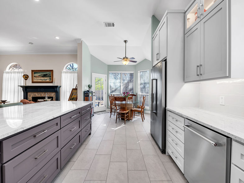 Kitchen Building Supplies interior designed to a contemporary style.