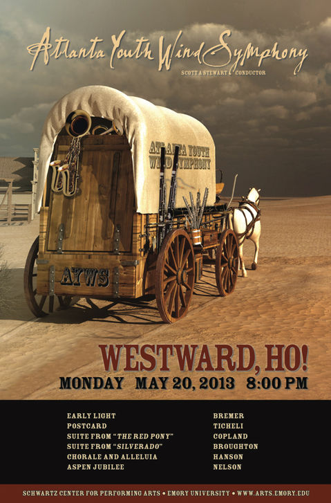 Westward Ho Concert Poster