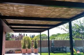 Cubierta cañizo