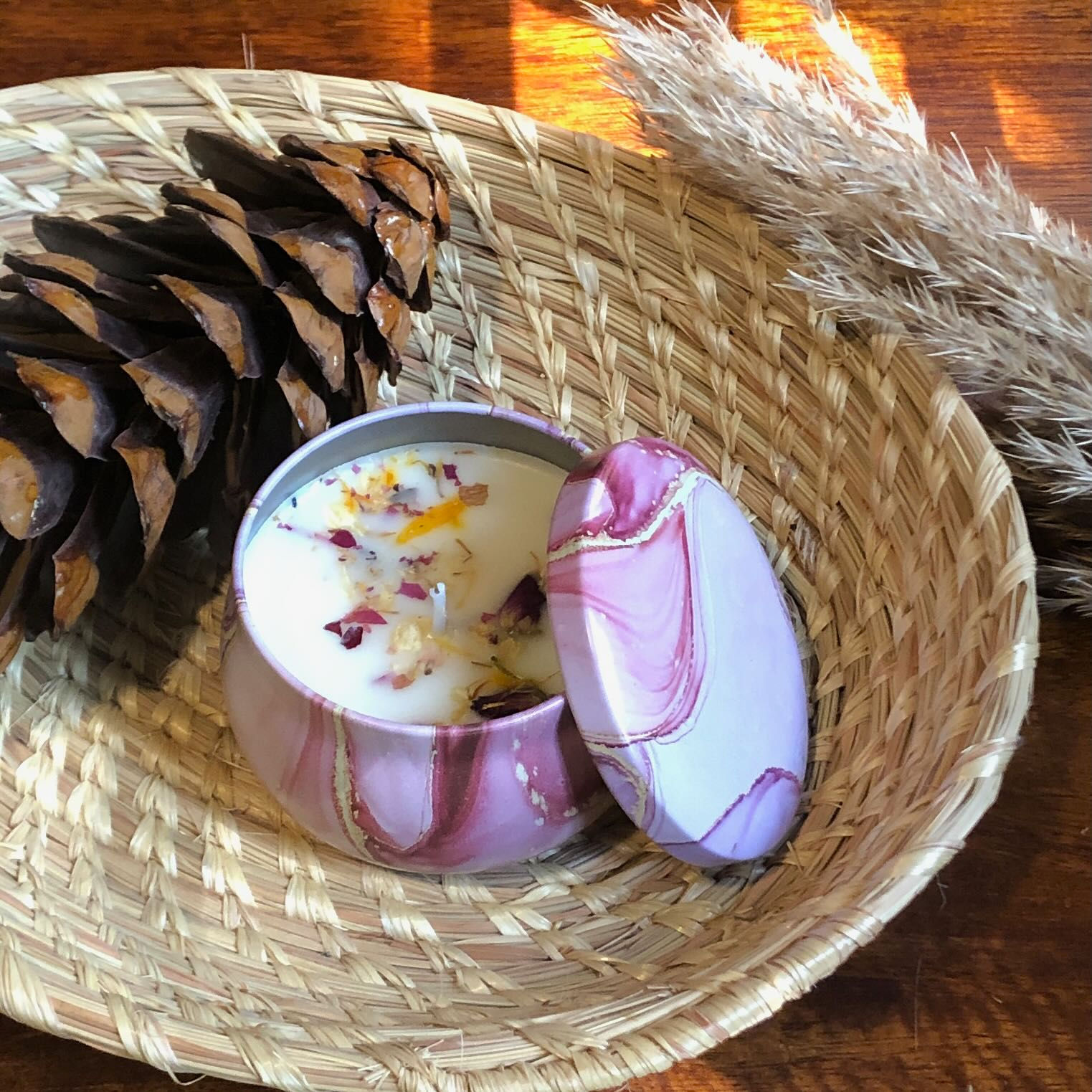 Sweet Vanilla | Natural Scented Soy Wax Candle | 120gms | Tin Jar