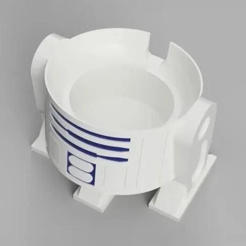 Thumbnail: R2D2 Amazon Echo Dot 3 in white